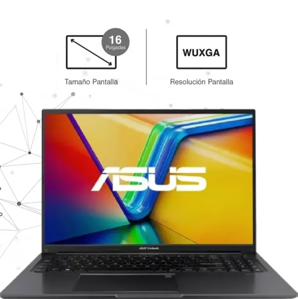 Computador Portátil  ASUS Vivobook 16" Pulgadas X1605VA - Intel Core i5 - RAM 16GB - Disco SSD 1TB  - Negro - Imagen 3
