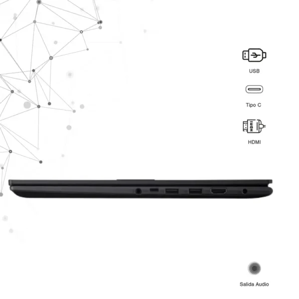 Computador Portátil  ASUS Vivobook 16" Pulgadas X1605VA - Intel Core i5 - RAM 16GB - Disco SSD 512GB - Negro - Imagen 6