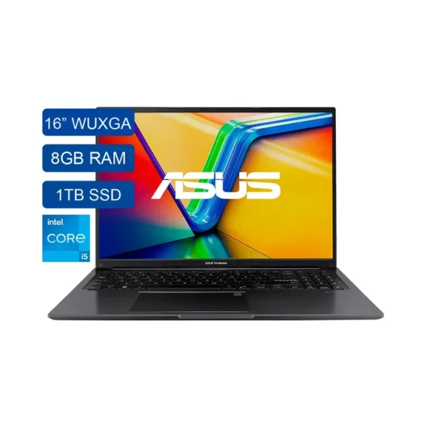 Computador Portátil  ASUS Vivobook 16" Pulgadas X1605VA - Intel Core i5 - RAM 8GB - Disco SSD 1TB - Negro - Imagen 2