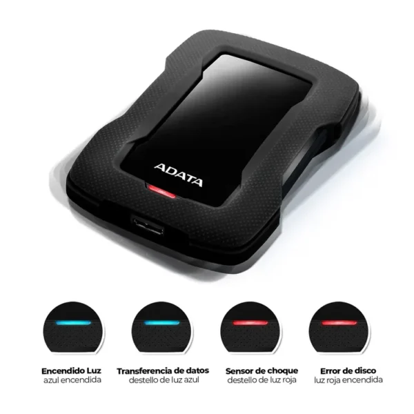 Disco Duro ADATA HD330 4TB Negro - Imagen 2