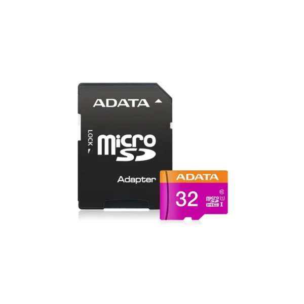 Memoria MicroSD ADATA 32GB + Adaptador Clase 10