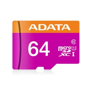 Memoria  Micro SD ADATA 64 GB + Adaptador Clase 10