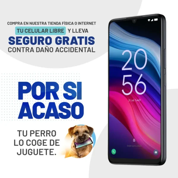 Celular TCL 505 128GB Gris - Imagen 2