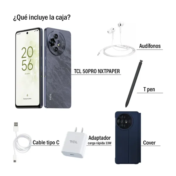 Celular TCL 50Pro Nxtpaper 512GB 5G Gris - Imagen 3