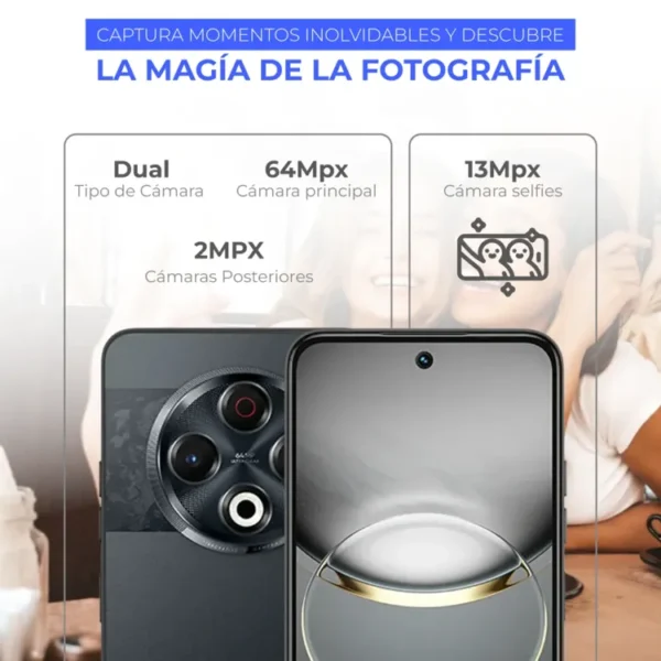 Celular TECNO Spark 30 256GB Negro - Imagen 4