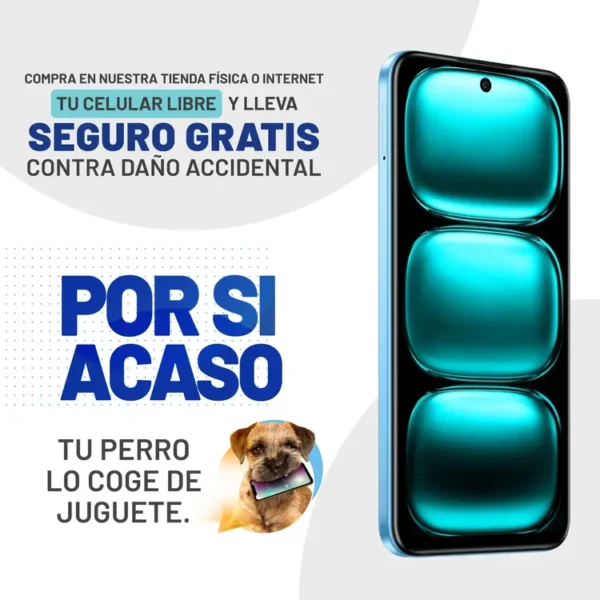 Celular INFINIX  Hot 50 256GB 5G Azul - Imagen 2