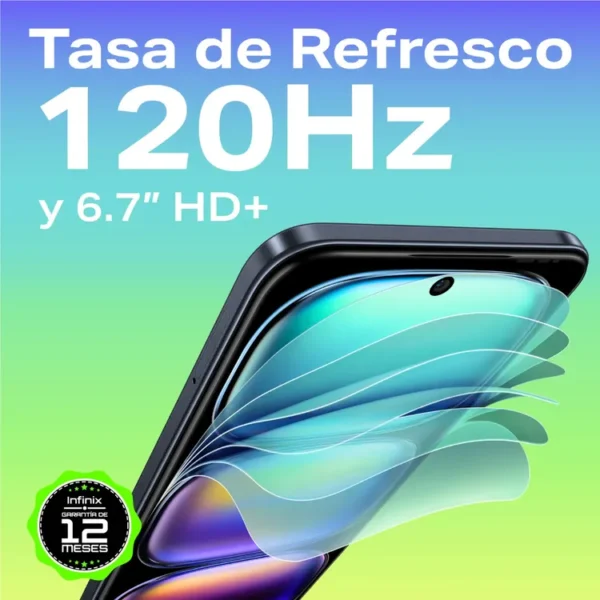 Celular INFINIX  Hot 50 256GB 5G Azul - Imagen 6
