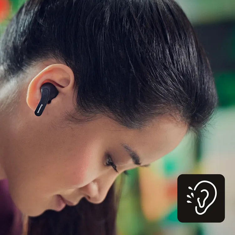 Audífonos PANASONIC Inalámbricos Bluetooth In Ear TWS RZ-B310WDE-K Negro - Imagen 9