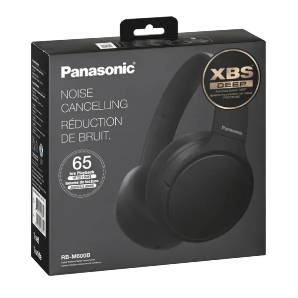 Audifonos de Diadema PANASONIC Inalámbricos Bluetooth Over Ear M600BE -K Cancelacion de Ruido Negro - Imagen 4