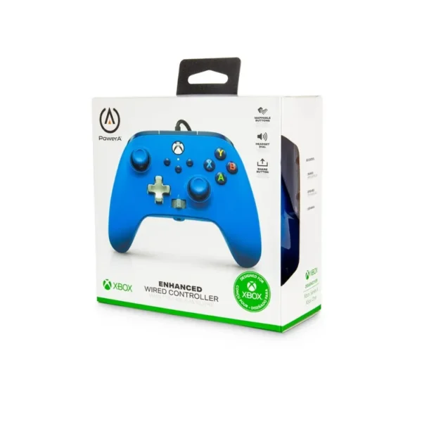 Control POWER A Xbox Series X|S Alámbrico Azul - Imagen 6