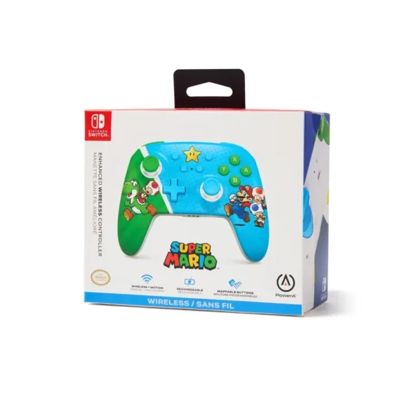 Control POWER A Inalámbrico Switch Super Star Friends Azul|Verde - Imagen 10