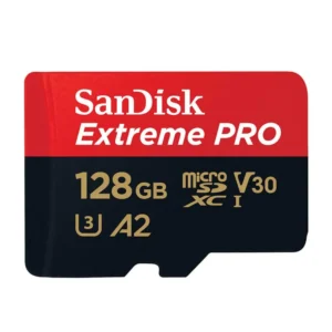 Memoria Micro SD SANDISK 128GB  4K + Adaptador XC Extreme Pro UHS-I Class 10