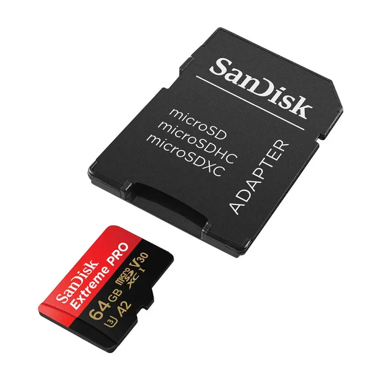 Memoria Micro SD SANDISK 64GB 4K + Adaptador XC Extreme Pro 200MB/s A2 C10 V30 UHS-I - Imagen 4