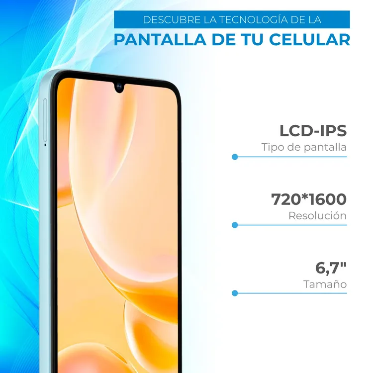Celular ZTE A55 128GB Azul - Imagen 7