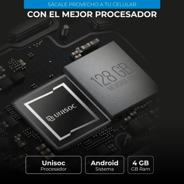 Celular ZTE A55 128GB Negro - Imagen 6