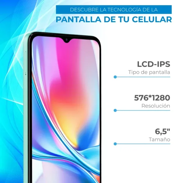 Celular ZTE A35e 64GB Verde - Imagen 7