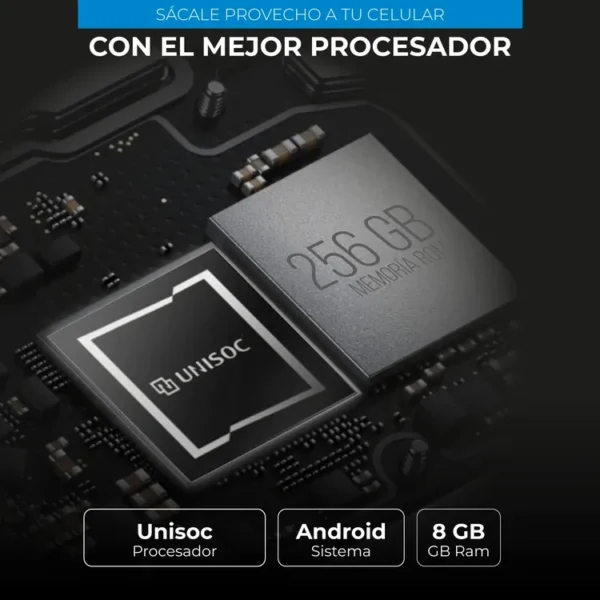 Celular ZTE V70 Design 256GB Verde - Imagen 6