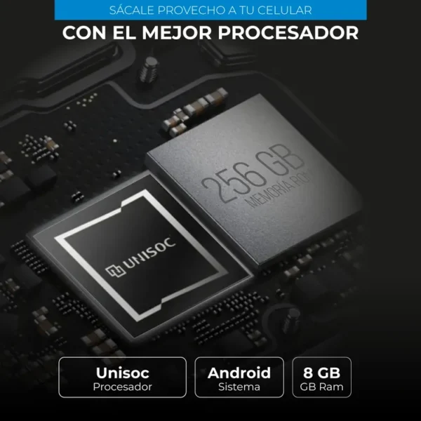 Celular ZTE V70 Design 256GB Gris - Imagen 6