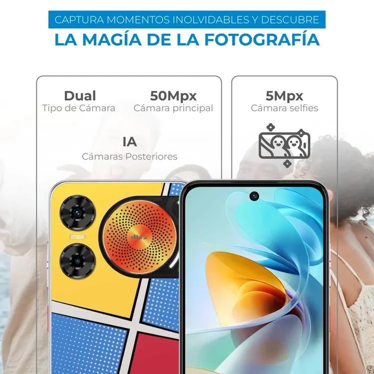Celular ZTE Nubia Music 2 Pop Art 256GB Milticolor - Imagen 4