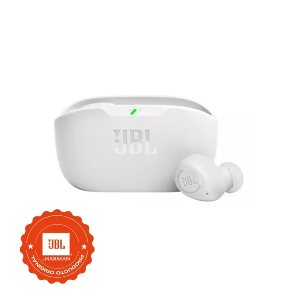 Audífonos JBL Inalámbricos Bluetooth In Ear TWS Wave Buds Blanco - Imagen 2
