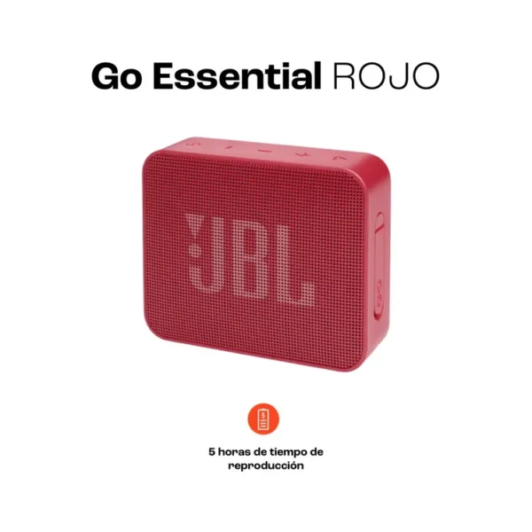 Parlante JBL Inalámbrico Bluetooth GO Essential 3.1W Rojo - Imagen 3