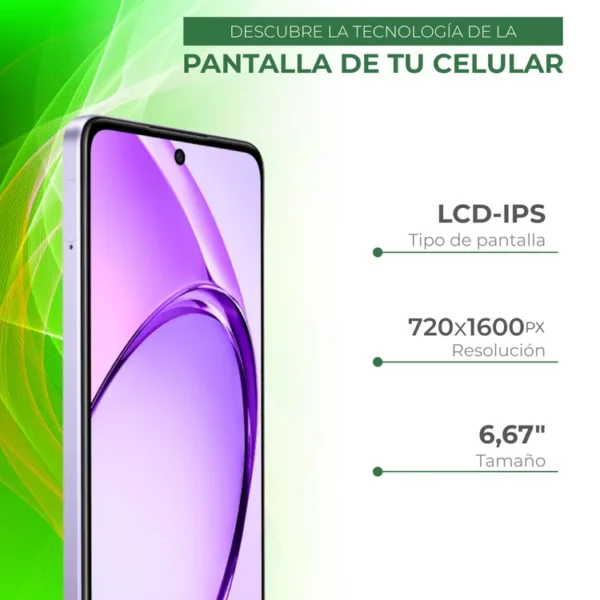 Celular OPPO A40 256GB Morado - Imagen 7
