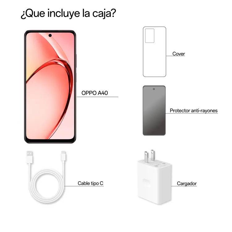 Celular OPPO A40 256GB Café - Imagen 3