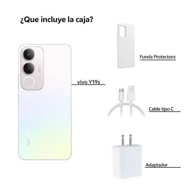 Celular VIVO Y19S Pro 256GB Plata - Imagen 3