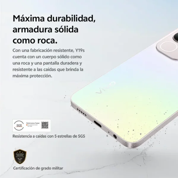 Celular VIVO Y19S Pro 256GB Plata - Imagen 8