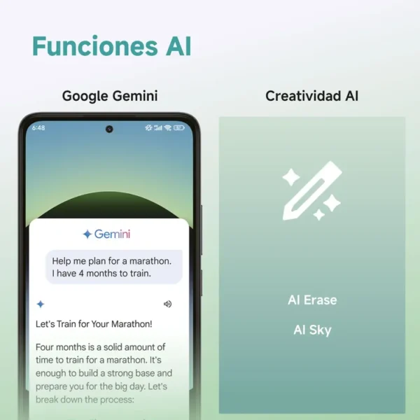 Celular REDMI Note 14 256GB Verde - Imagen 8