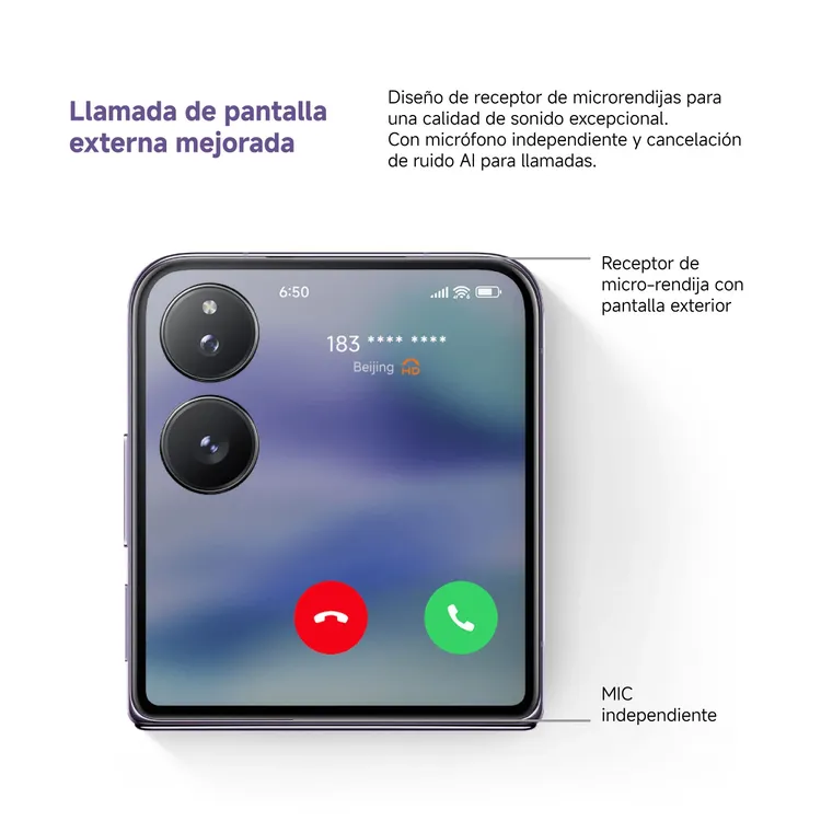 Celular Xiaomi Mix Flip 512GB 5G Morado - Imagen 8