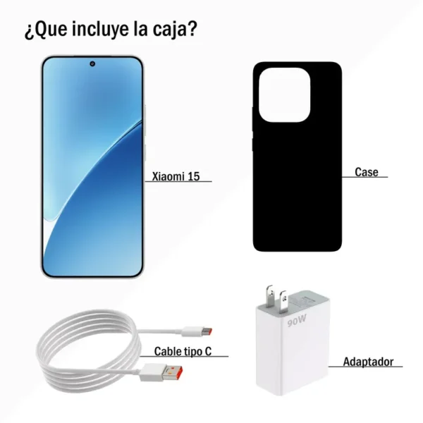 Celular XIAOMI 15 512GB 5G Blanco+ Reloj - Imagen 3