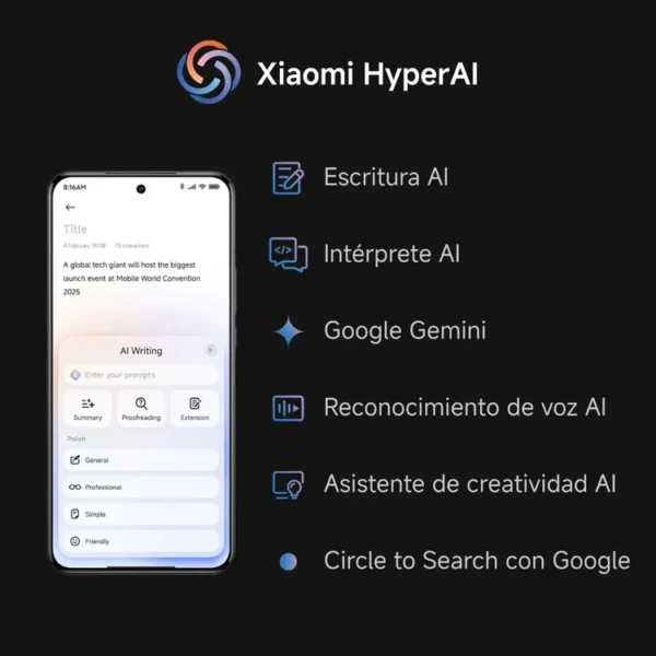 Celular XIAOMI 15 512GB 5G Blanco+ Reloj - Imagen 10