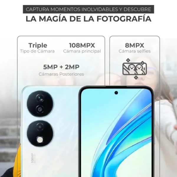 Celular HONOR X7b 256GB Plateado - Imagen 4