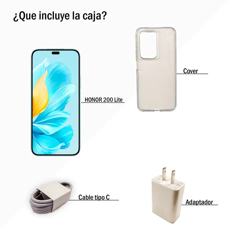 Celular HONOR 200 Lite 256GB 5G Verde - Imagen 3