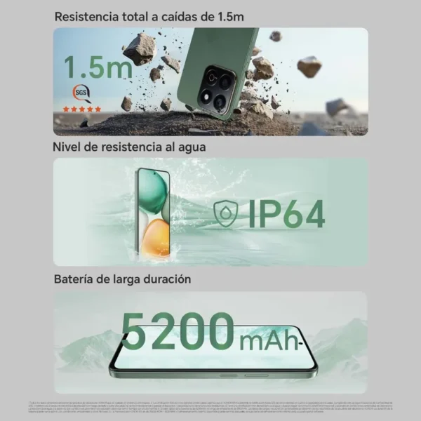 Celular HONOR X7c 256GB Negro - Imagen 8