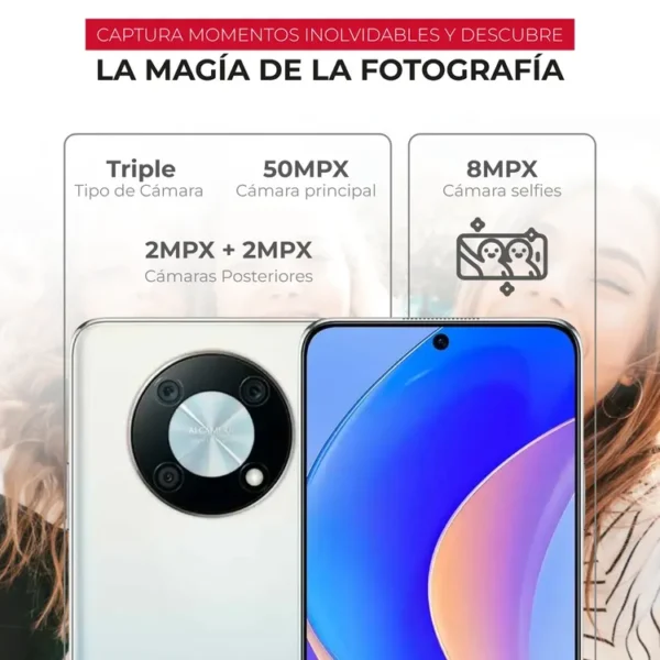 Celular HUAWEI Nova Y90 128GB Blanco - Imagen 4