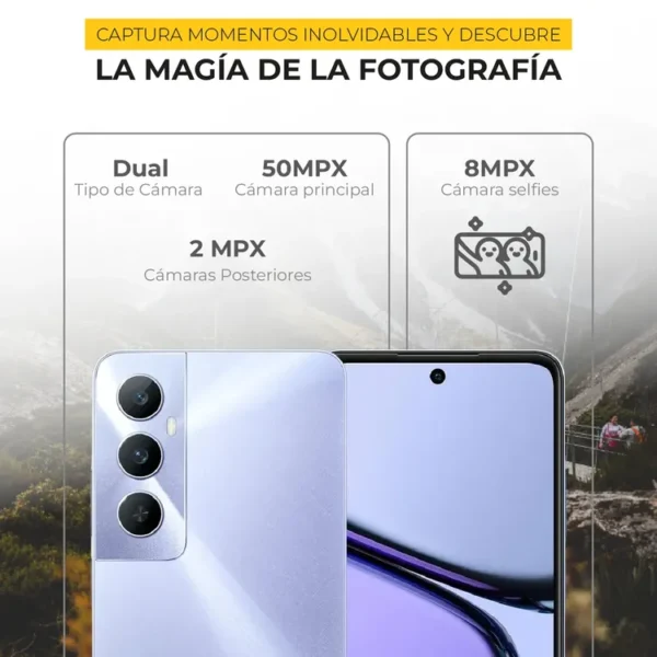 Celular REALME C65 256GB Morado - Imagen 4