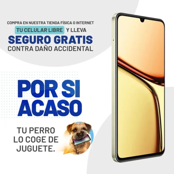 Celular REALME C61 128GB 4G Dorado - Imagen 2
