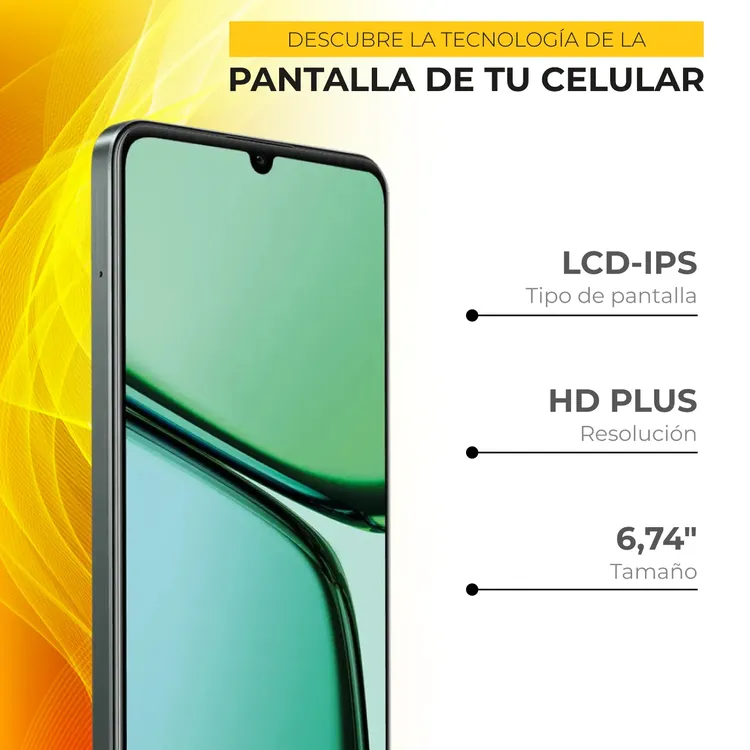 Celular REALME C61 128GB 4G Verde - Imagen 7