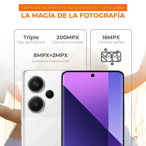 Celular REDMI Note 13 Pro+ 512GB 5G Blanco - Imagen 4