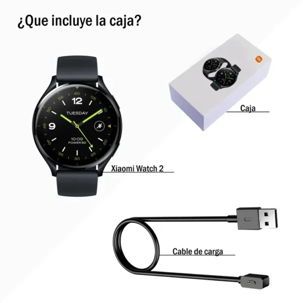Reloj Xiaomi Watch 2 36.32 mm Negro - Imagen 3