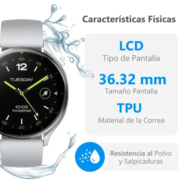 Reloj Xiaomi Watch 2 36.32 mm Plateado - Imagen 5