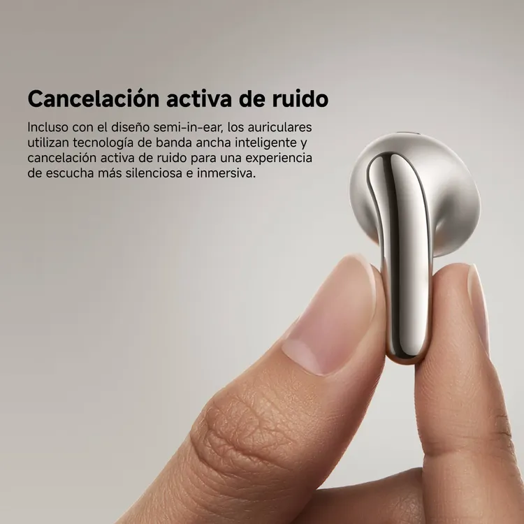 Audifonos XIAOMI Inalámbricos Bluetooth In Ear Buds 5 Cancelación de Ruido Blanco - Imagen 7