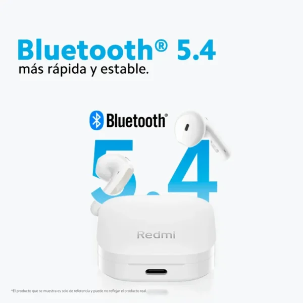 Audifonos REDMI Inalambricos Bluetooth In Ear Buds 6 Active Blanco - Imagen 7