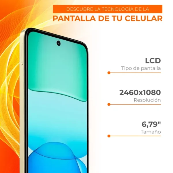 Celular REDMI 13 256GB Dorado - Imagen 7