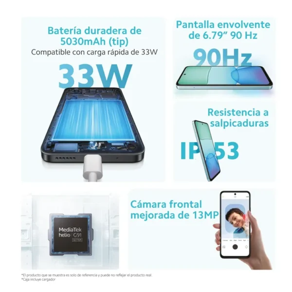 Celular REDMI 13 256GB Dorado - Imagen 8