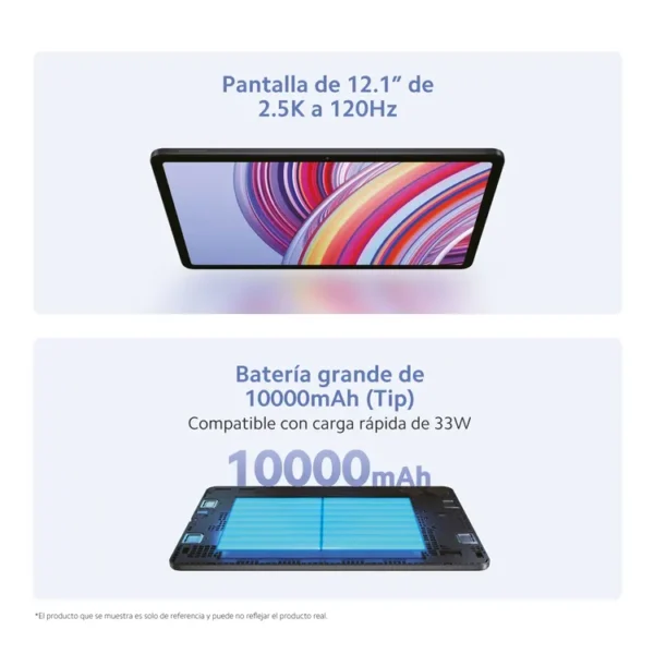 Tablet REDMI 12.1" Pulgadas Pad Pro 128GB WiFi Color Azul - Imagen 8