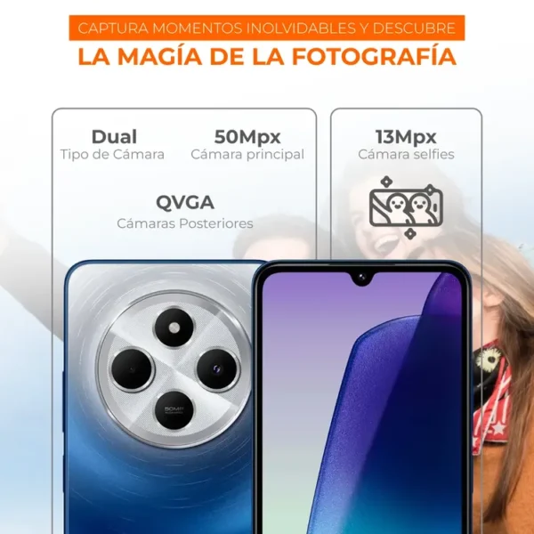 Celular REDMI 14C 256 GB Azul - Imagen 4