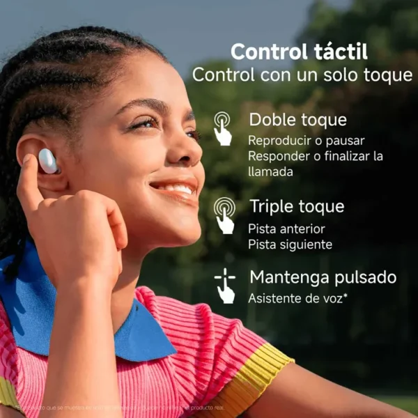Audífonos REDMI Inalámbricos Bluetooth In Ear Buds 6 Play Negro - Imagen 8
